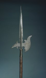 Paradehellebarde der Staatsgarde von Kurfürst Christian I. von Sachsen, 1586-91 von German School
