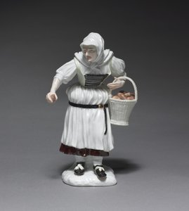 Bäuerin, Hersteller Meissener Porzellanmanufaktur, Deutschland, modelliert von Johann Joachim Kändler von German School
