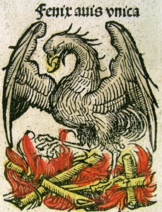 Phönix, veröffentlicht in der Nürnberger Chronik, 1493