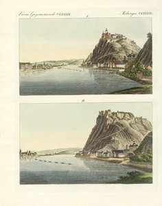 Malerische Ansichten des Rheins