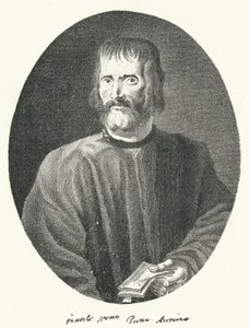 Pietro Aretino, italienischer Dichter und Schriftsteller (Stich) von German School
