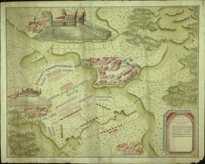 Plan der Schlacht bei Mollwitz am 10. April 1741