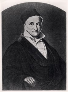 Porträt von Carl Friedrich Gauß (1777-1855) aus 