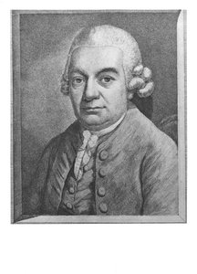 Porträt von Carl Philipp Emanuel Bach (1714-88)