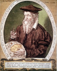 Porträt von Gerhard Kremer (Gerardus Mercator) (1512-1594)