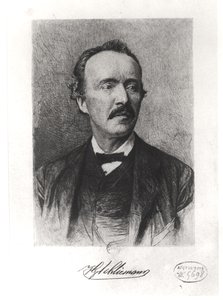 Porträt von Heinrich Schliemann (1822-90)