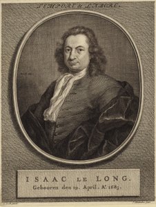 Porträt von Isaac le Long von German School