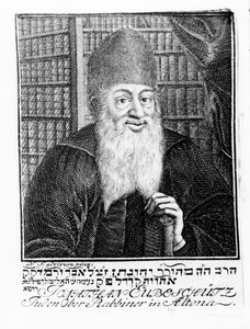 Porträt von Jonathan Eubeschutz, Oberrabbiner in Altona