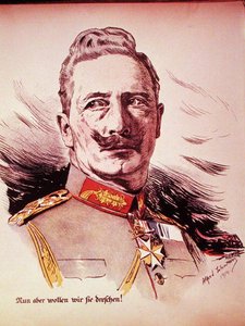 Porträt von Kaiser Wilhelm II. (1859-1941) 1914