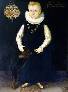 Porträt von Maximilian Eisenreich, 3 Jahre alt