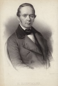 Porträt von Moritz Hauptmann von German School
