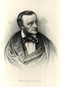 Porträt von Richard Wagner (1813-83) deutscher Komponist