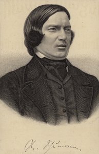 Porträt von Robert Schumann von German School
