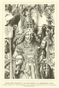 Porträt des Heiligen Römischen Kaisers Friedrich III., von seinem Grab im Stephansdom, Wien von German School