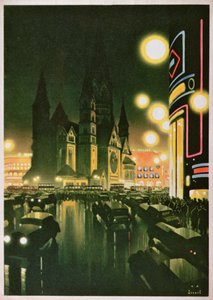 Postkarte, die Berlin zeigt, ca. 1930-36