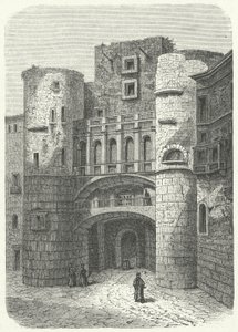 Praetoria-Tor und Placa Nova, Barcelona von German School