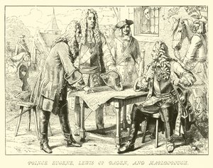 Prinz Eugen, Ludwig von Baden und Marlborough von German School