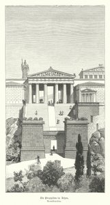 Propyläen, Eingang zur Akropolis von Athen, Antikes Griechenland von German School