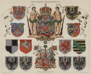 Preußische Provinzwappen von German School