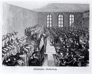 Quäkertreffen, Philadelphia, aus 