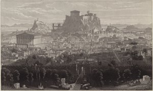 Rekonstruktion des antiken Athen von German School