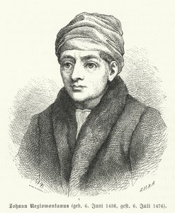Regiomontanus, deutscher Renaissance-Mathematiker und Astronom (Stich) von German School
