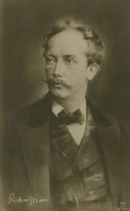 Richard Strauss, deutscher Komponist (Gravur) von German School