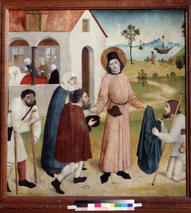 Der heilige Giles verteilt sein Eigentum an die Armen
