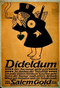 Salem Gold Zigarettenwerbung von German School