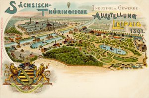 Sachsen- und Thüringer Handels- und Industrieausstellung in Leipzig, Deutschland