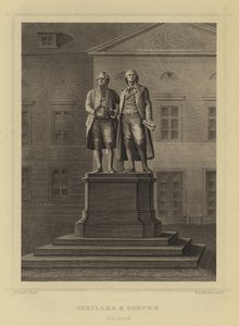 Schiller und Goethe, Weimar von German School
