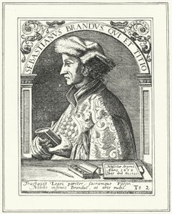 Sebastian Brant, deutscher Humanist und Satiriker (Stich)