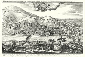 Belagerung von Heidelberg durch den Grafen von Tilly von German School
