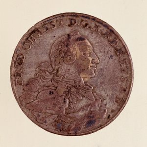 Silberner Taler von Friedrich Christian, Markgraf von Brandenburg-Bayreuth (1708-1769) von German School