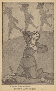 Kleine Ursachen... Große Wirkungen. Deutsche Antikriegsillustration, herausgegeben von WILPF (Women