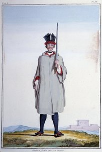 Soldatenkleidung: Soldat in Aktion mit seinem Mantel - in My Dreams von dem Grafen von Sachsen von German School