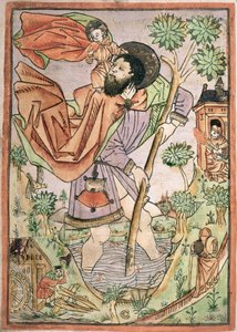 St. Christophorus: Deutsch, ca. 1470