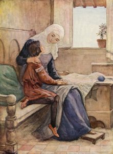 Der heilige Franziskus und seine Mutter