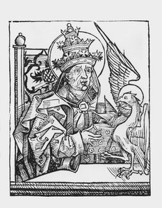 Der heilige Gregor der Große (ca. 540-604) aus 