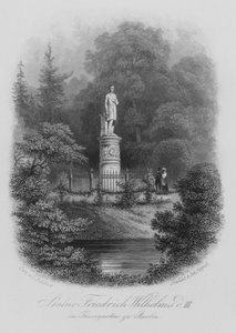Statue von Friedrich Wilhelm III. von Preußen im Tiergarten, Berlin von German School