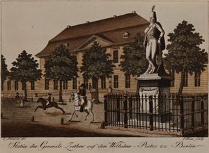 Statue von General von Ziethen auf dem Wilhelmplatz, Berlin von German School