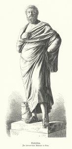 Statue von Sophokles, antiker griechischer Dramatiker von German School