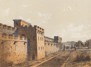 Straße in Pompeji, Kampanien, Italien von German School