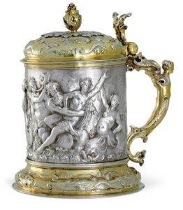 Bierkrug, wahrscheinlich Hamburg, ca. 1660 von German School
