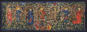 Wandteppich mit Feen, Basel, um 1490