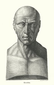 Terenz, römischer Dramatiker (Gravur) von German School