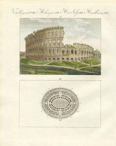 Das Kolosseum oder das Amphitheater des Kaisers Flavius Vespasianus von German School