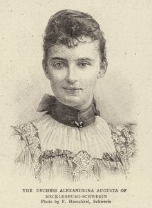 Herzogin Alexandrina Augusta von Mecklenburg-Schwerin von German School
