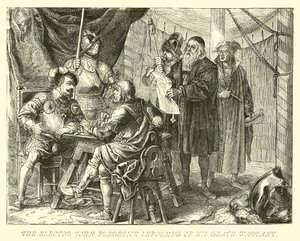 Der Kurfürst Johann Friedrich erfährt von seinem Todesurteil von German School