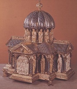 Das Eltenberg-Reliquiar, aus Köln, um 1180 von German School